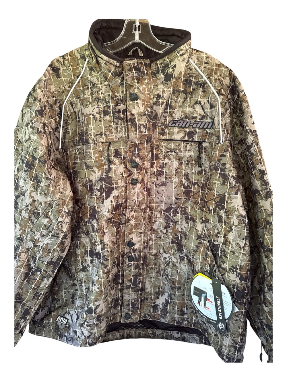 Bombardier Can-Am Camouflage Riding Jacket NWT